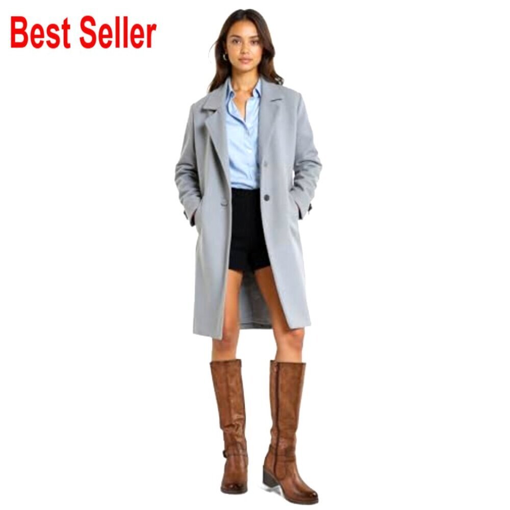 Knee High Block Heel Boots with PU Upper and Memory Foam Insole - Picture 2 of 7